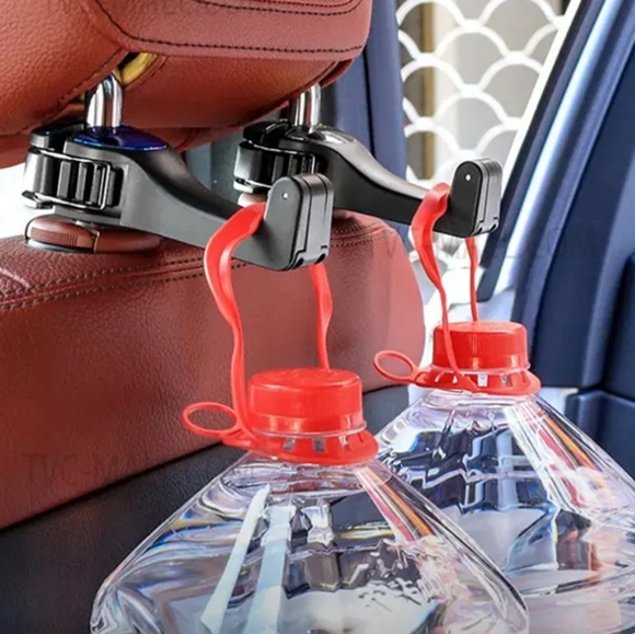 2-Pack Phone & Bags Headrest Holder / Hanger - CS-G02 - Picture 5 of 9